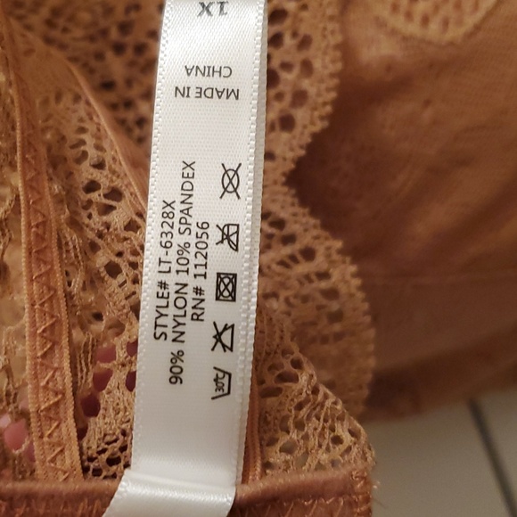 New Zenana Outffiters lace Removable pads halter bralette size XL - Picture 8 of 8